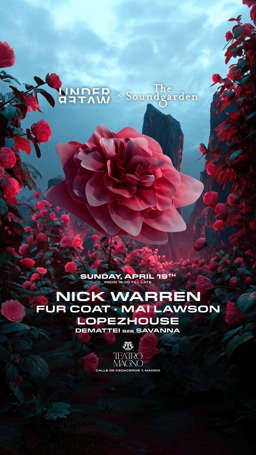 Underwater X The Soundgarden, Nick Warren, Madrid