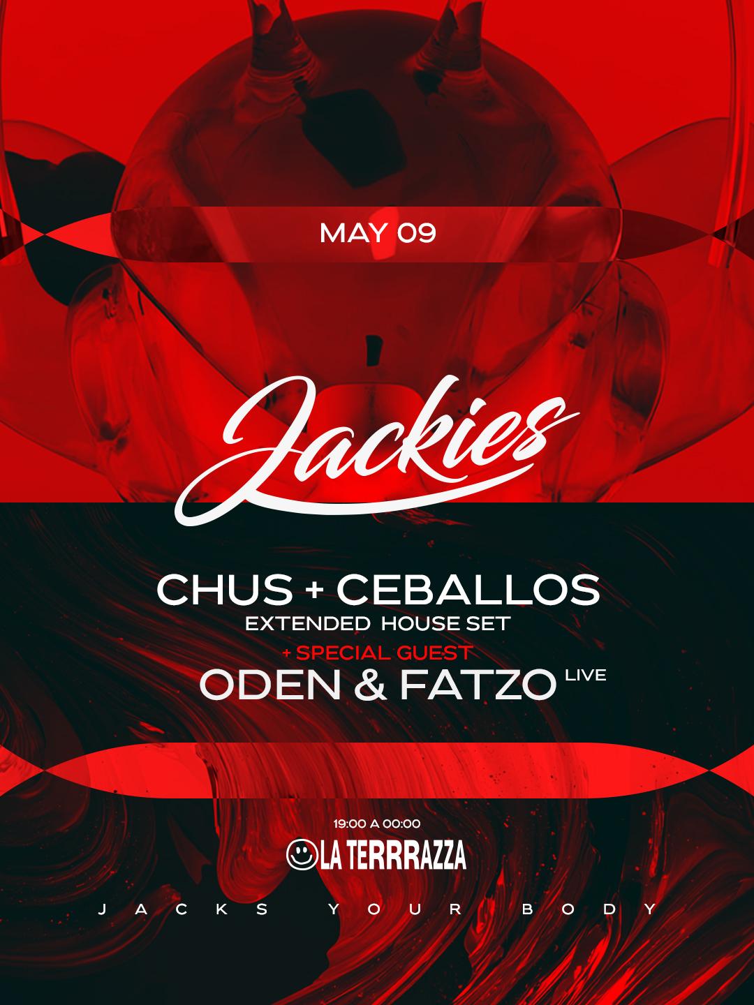 Jackies Open Air Daytime W/ Chus & Ceballos + Oden & Fatzo
