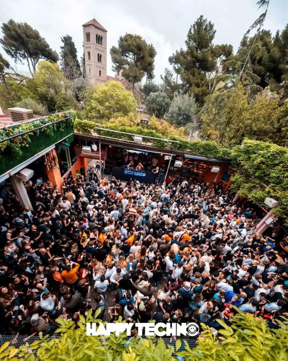 Happy Techno At La Terrrazza Barcelona - Open Air / Daytime