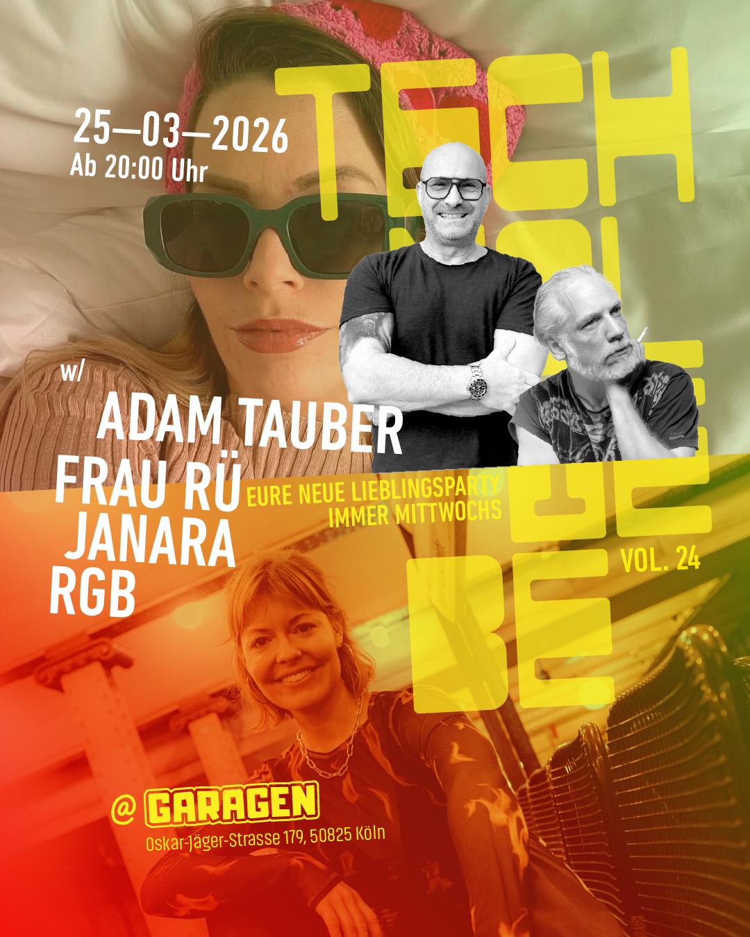 Technoliebe A.M. With Adam Tauber, Frau Rü, Janara Und Rgb
