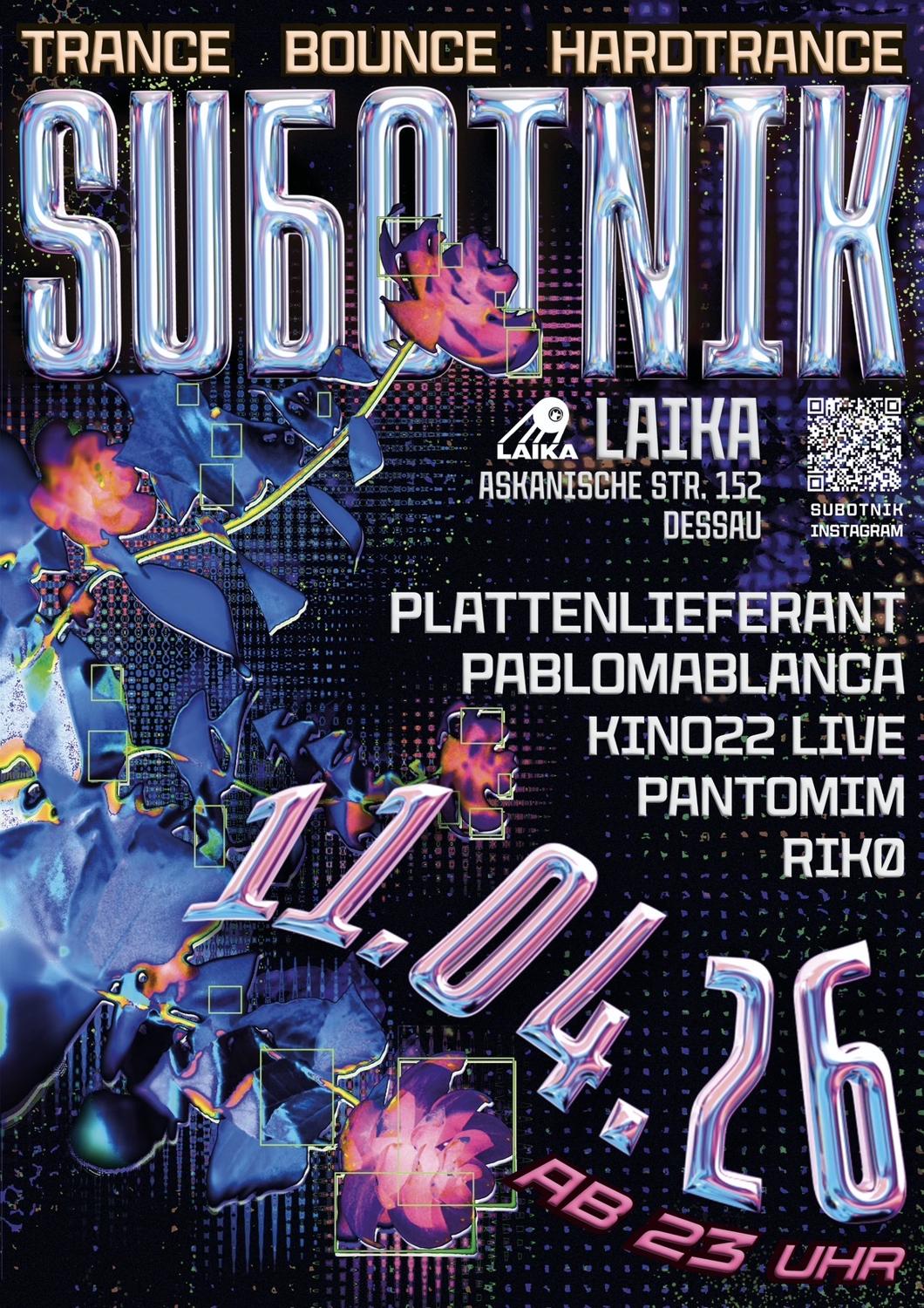 Subotnik Pt10 // Trance Bounce W. Plattenlieferant Pablomablanca Kino22 Rikø