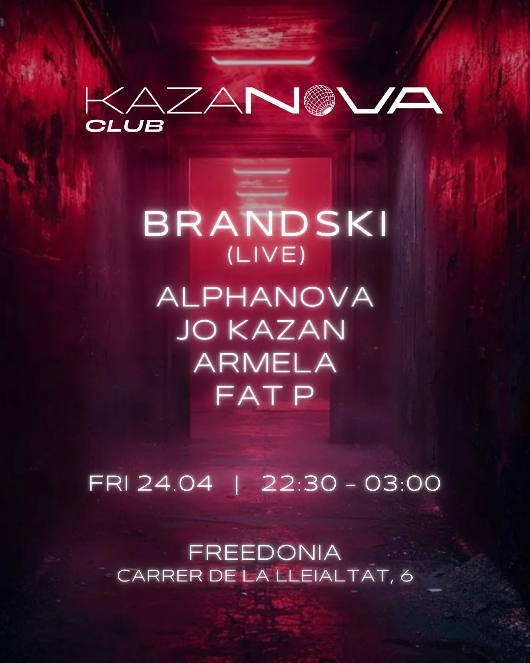 Kazanova Club Pres: Brandski (Live)