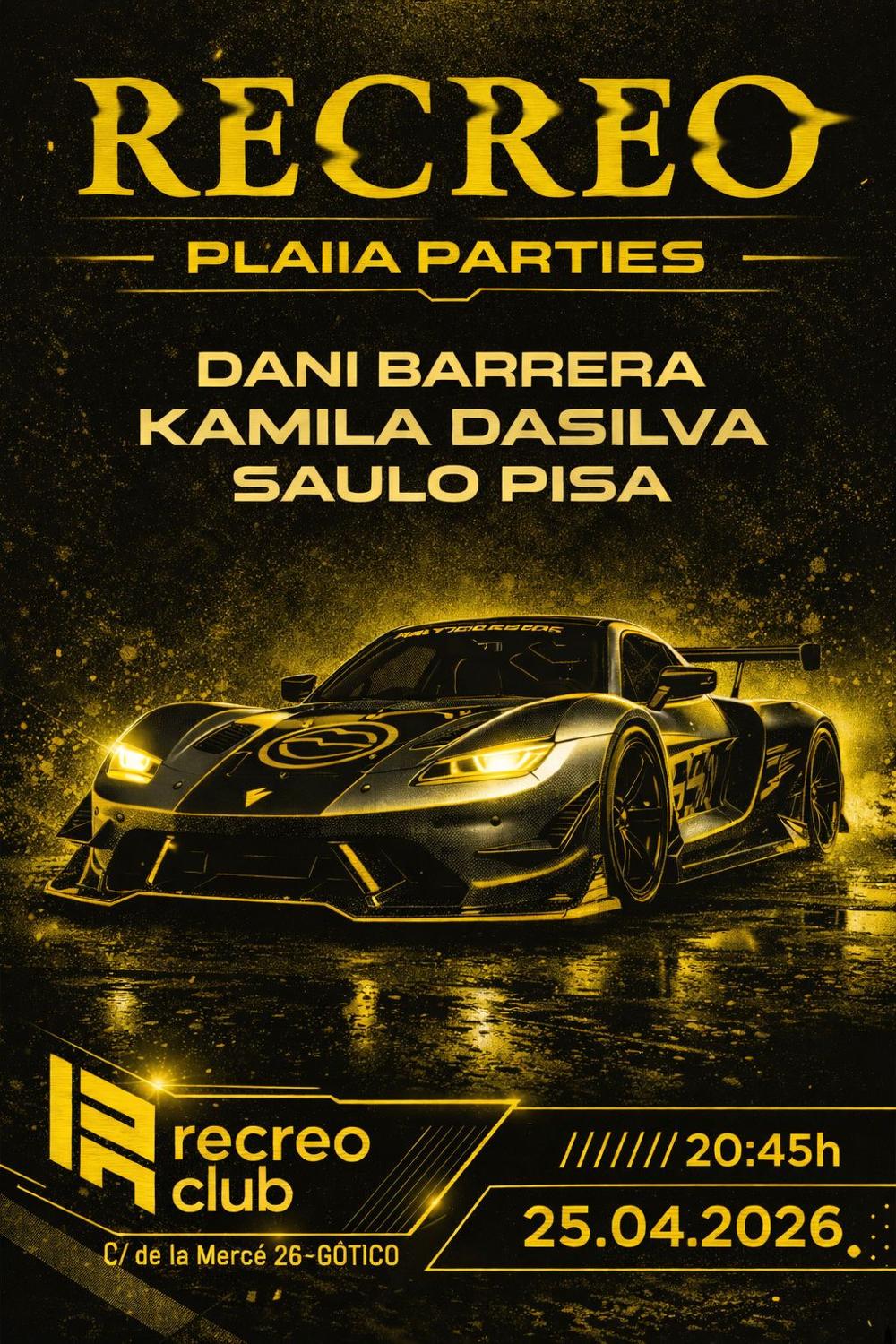 Plaiia Parties Presents Kamila Dasilva + Saulo Pisa + Dani Barrera