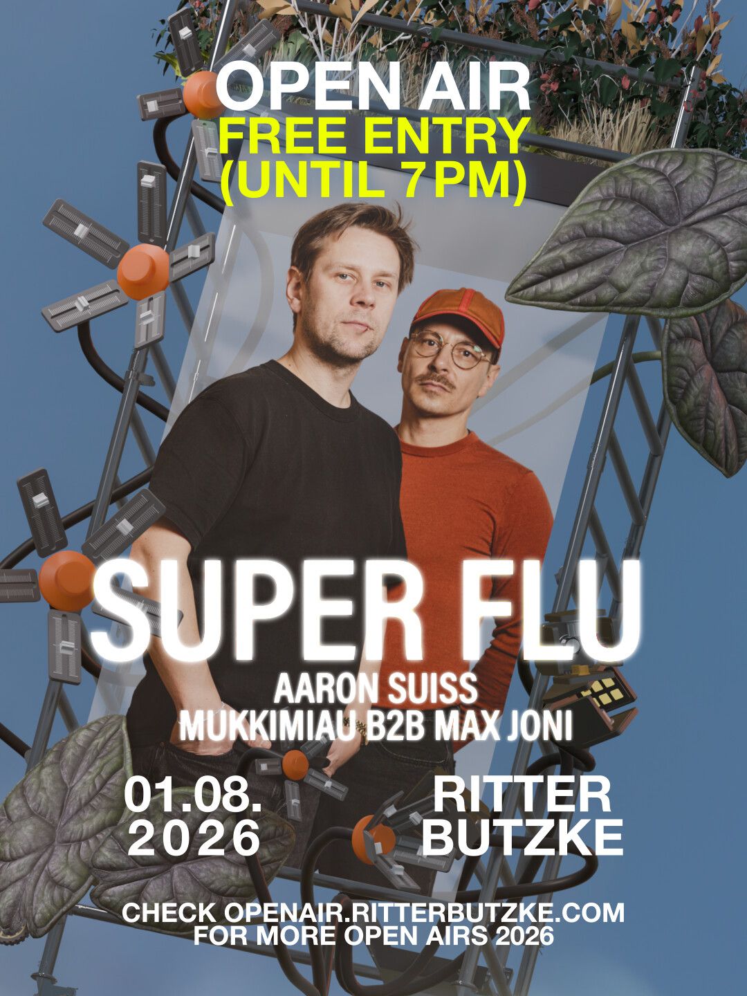 Super Flu (Open Air) - free entry until 7pm