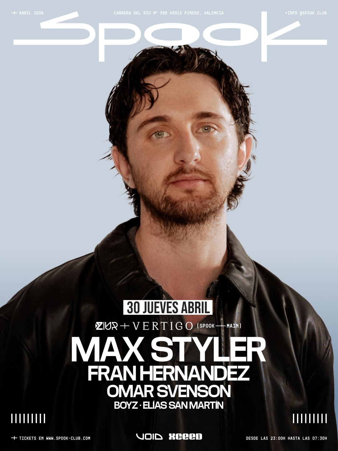 Vertigo X Ziur: Max Styler + Fran Hernandez + Omar Svenson + Boyz + Elias San Martin