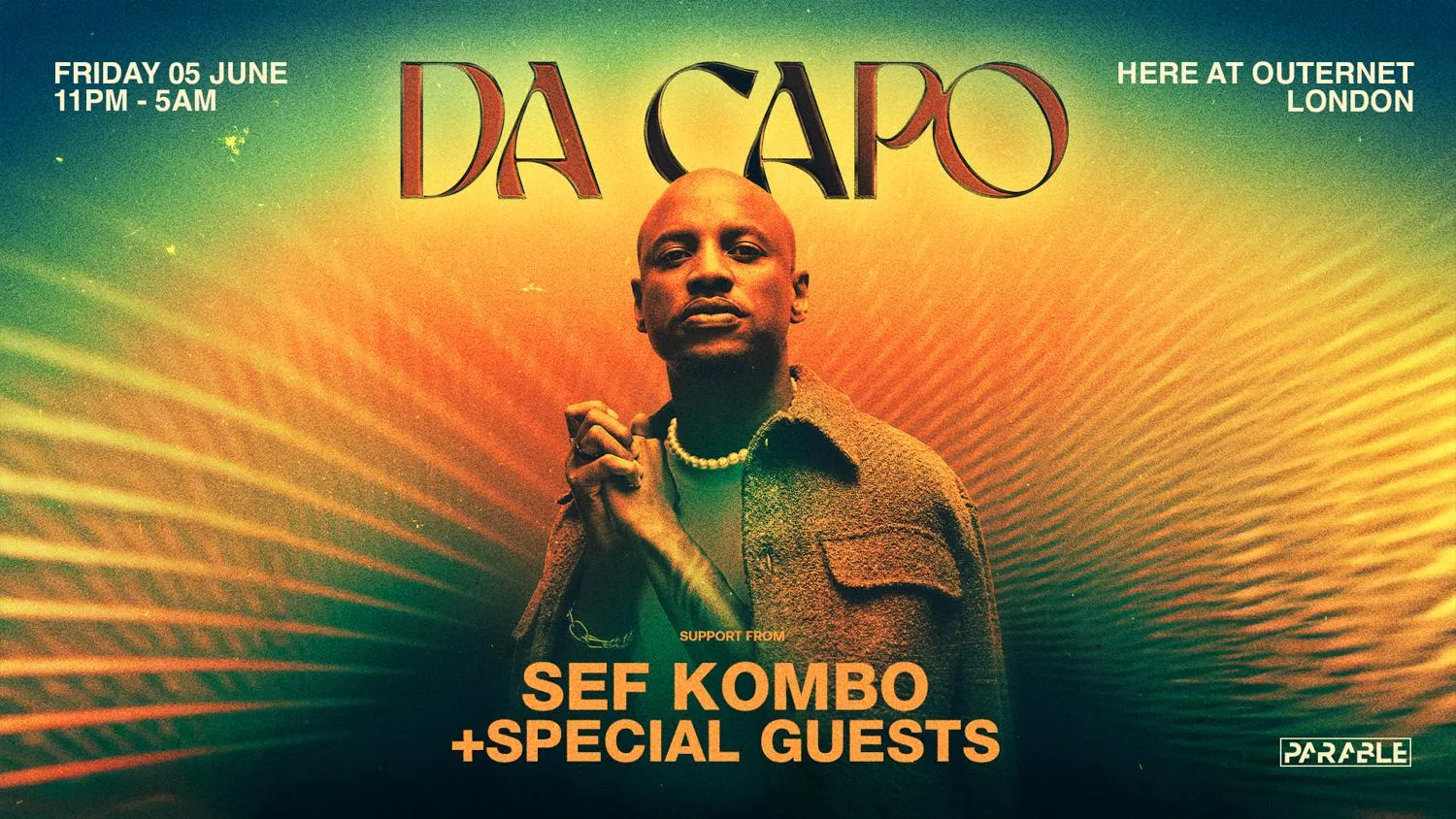 Da Capo, Sef Kombo At Outernet