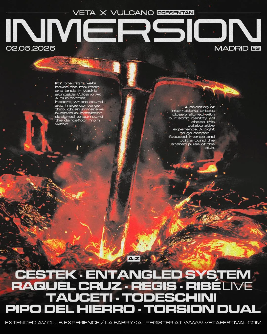 Inmersion: Veta X Vulcano