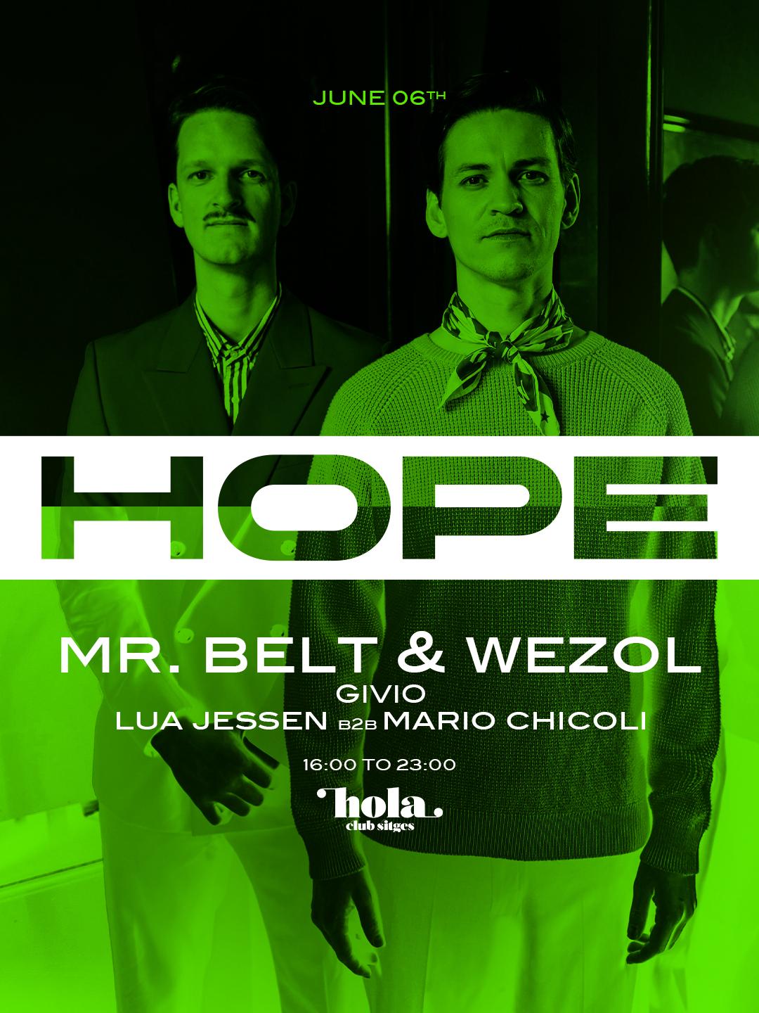 Hope Pres: Beach Party With Mr. Belt & Wezol