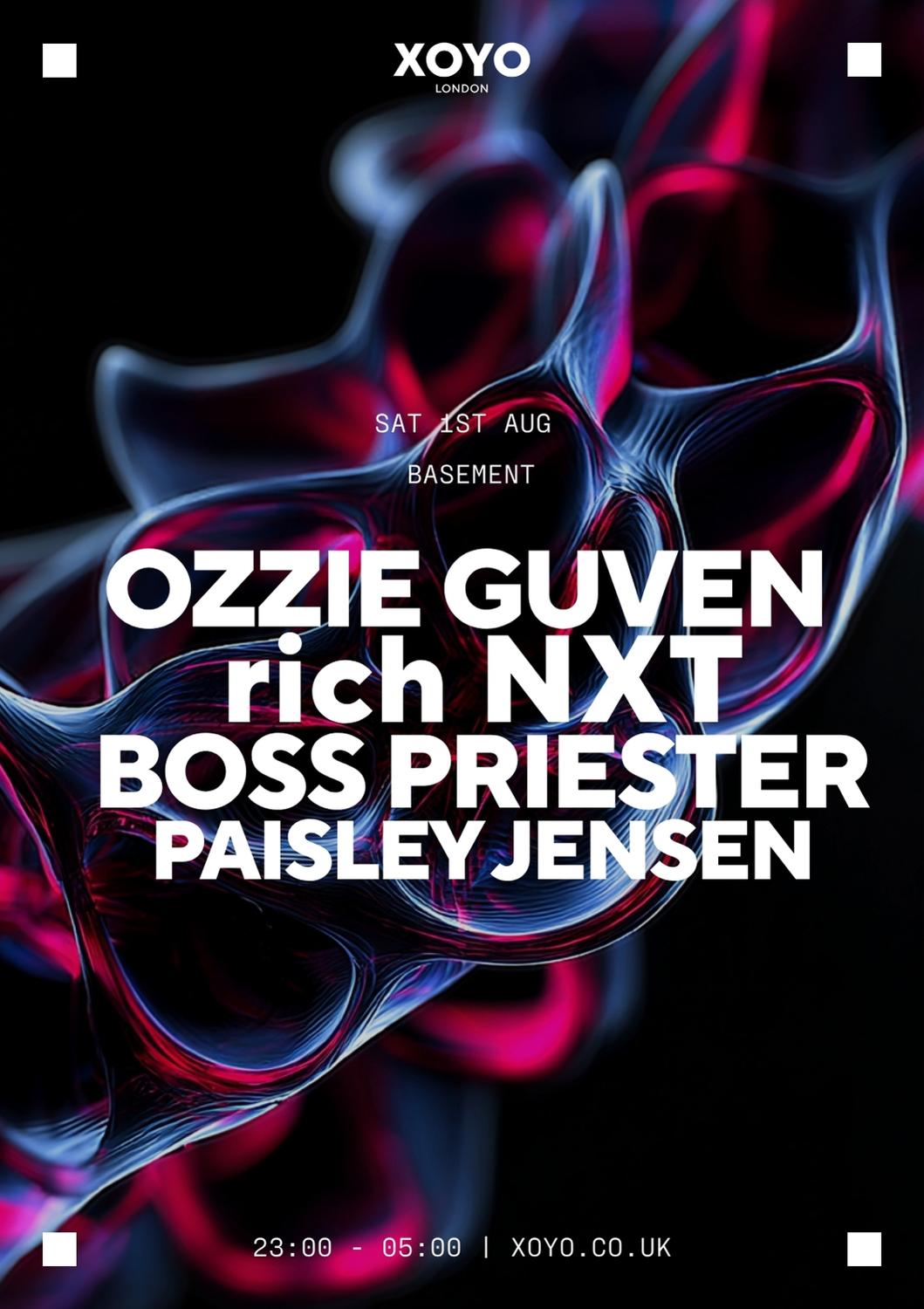 Ozzie Guven, Rich Nxt, Boss Priester & Paisley Jensen