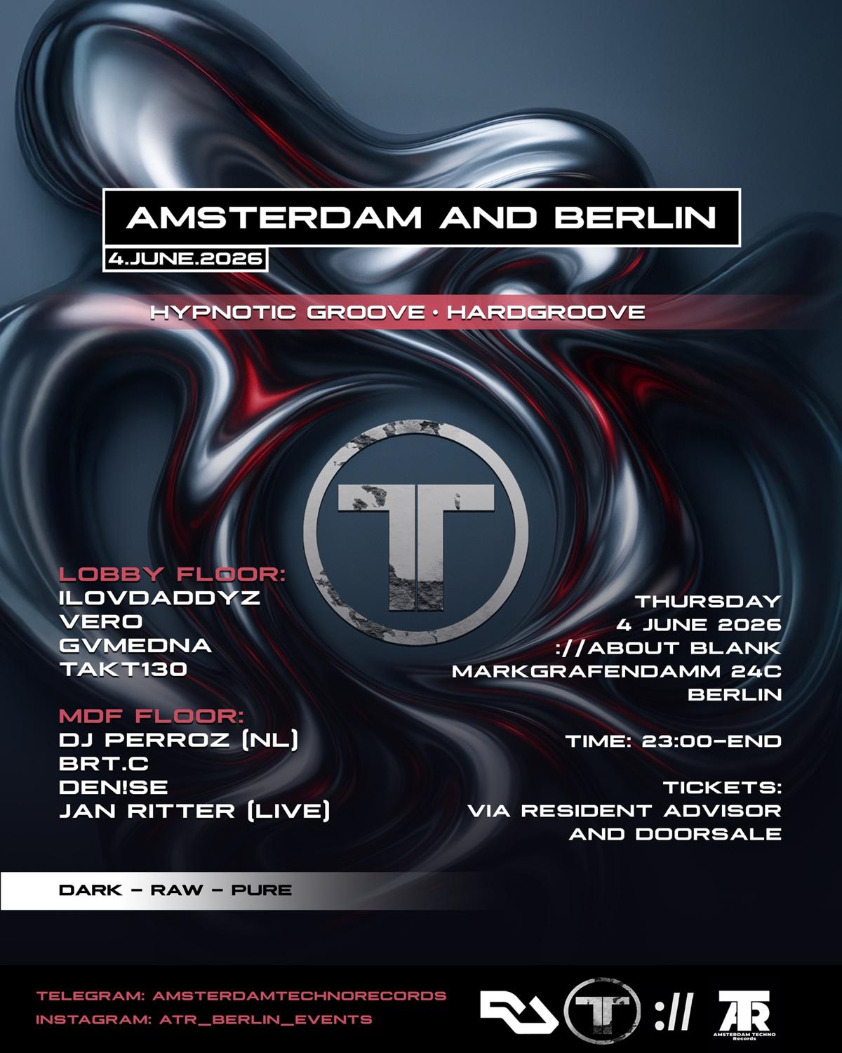 Amsterdam Techno Records And ://About Blank On Thursday'S [Amsterdam And Berlin]