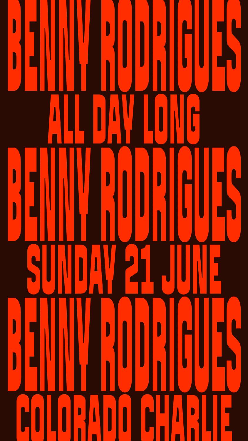 Colorado Charlie With Benny Rodrigues (All Day Long) (Sold Out)