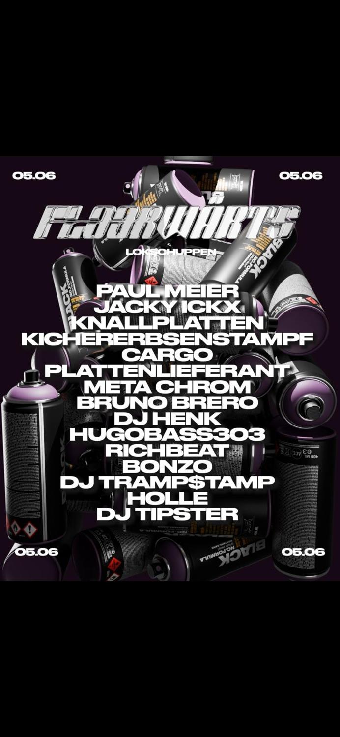 Floorwärts With Plattenlieferant, Dj Henk, Cargo, Paul Meier, Dj Tramp$Tamp + More