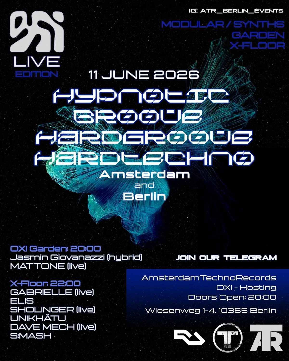 [Open: 20:00H] Oxi Live: Modular / Synths - Amsterdam And Berlin