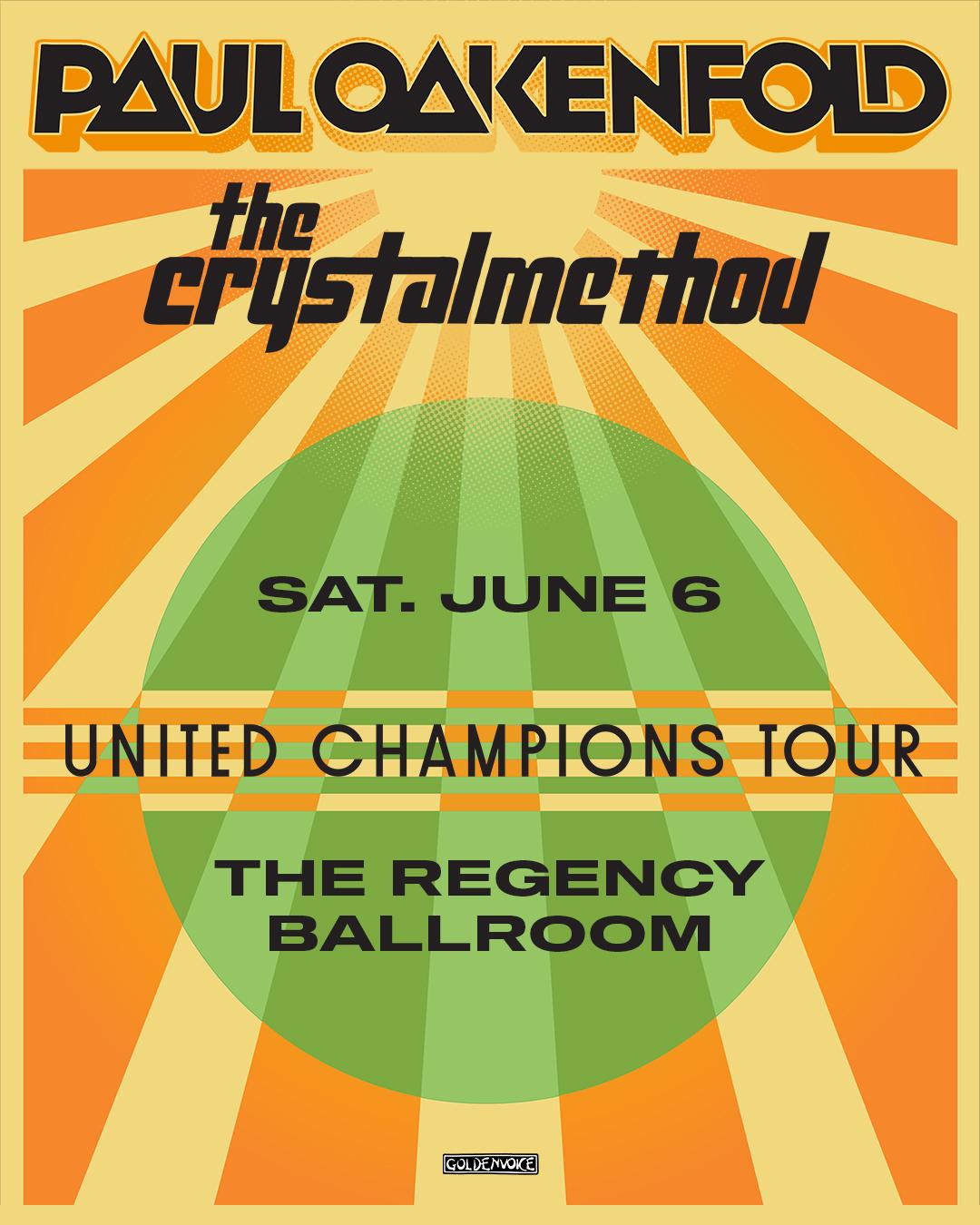 Paul Oakenfold & The Crystal Method