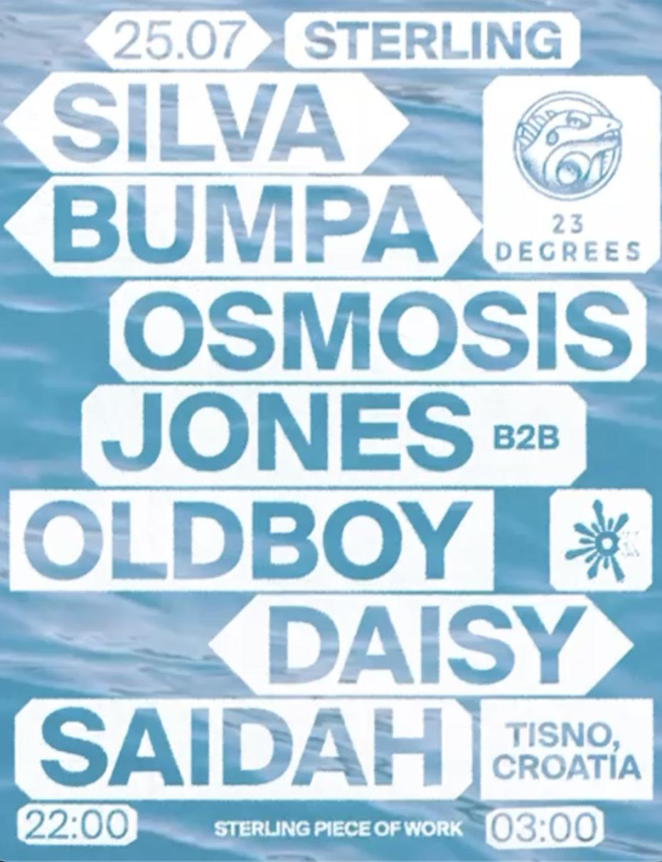 Sterling X 23 Degrees X Outlook: Silva Bumpa, Osmosis Jones B2B Oldboy, Saidah & Daisy