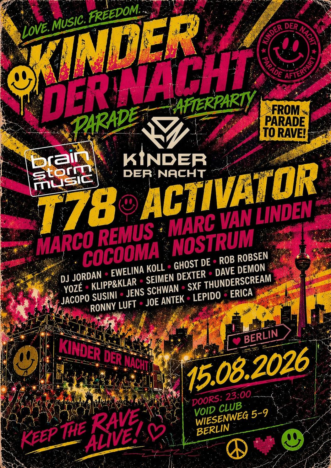 Kinder Der Nacht - Parade After Party W/ T78