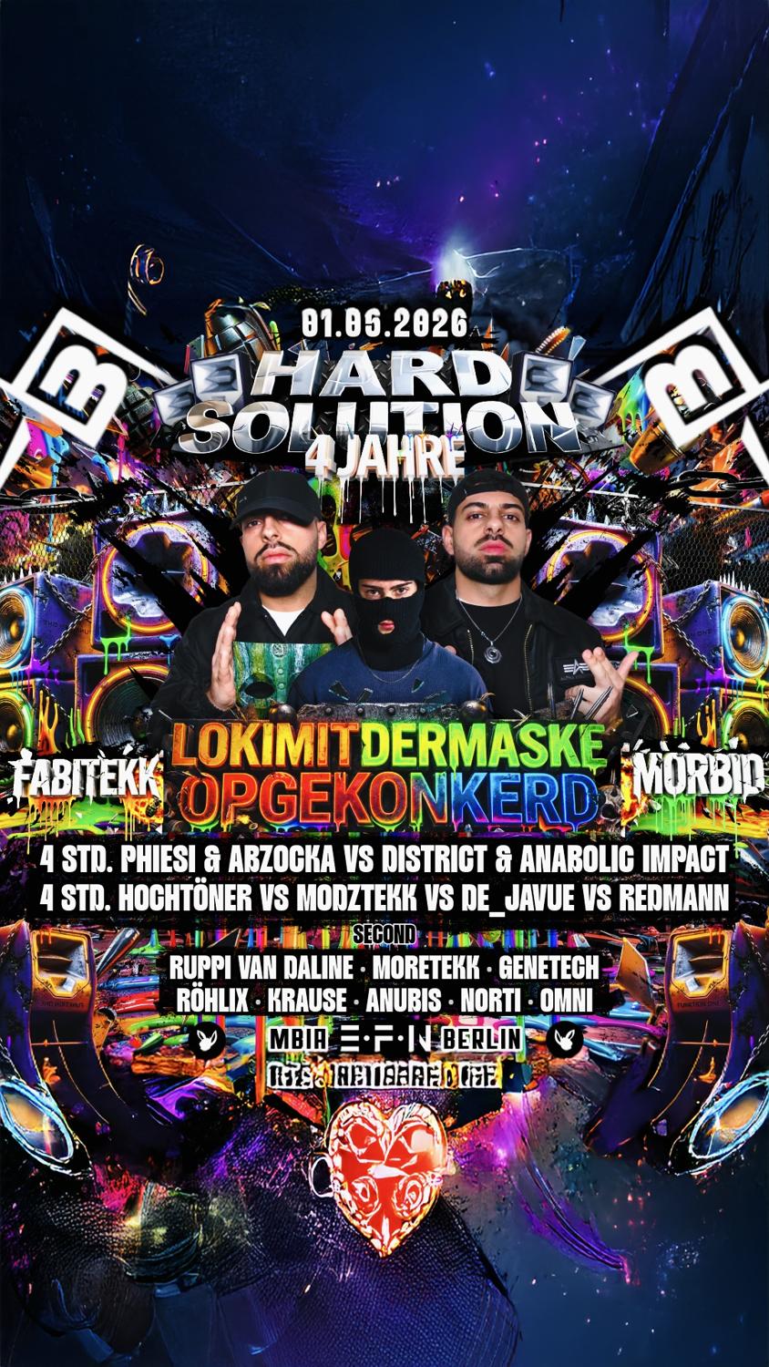 4Y Hard Solution With Lokimitdermaske • Opgekonkerd • Fabitekk • Morbid 