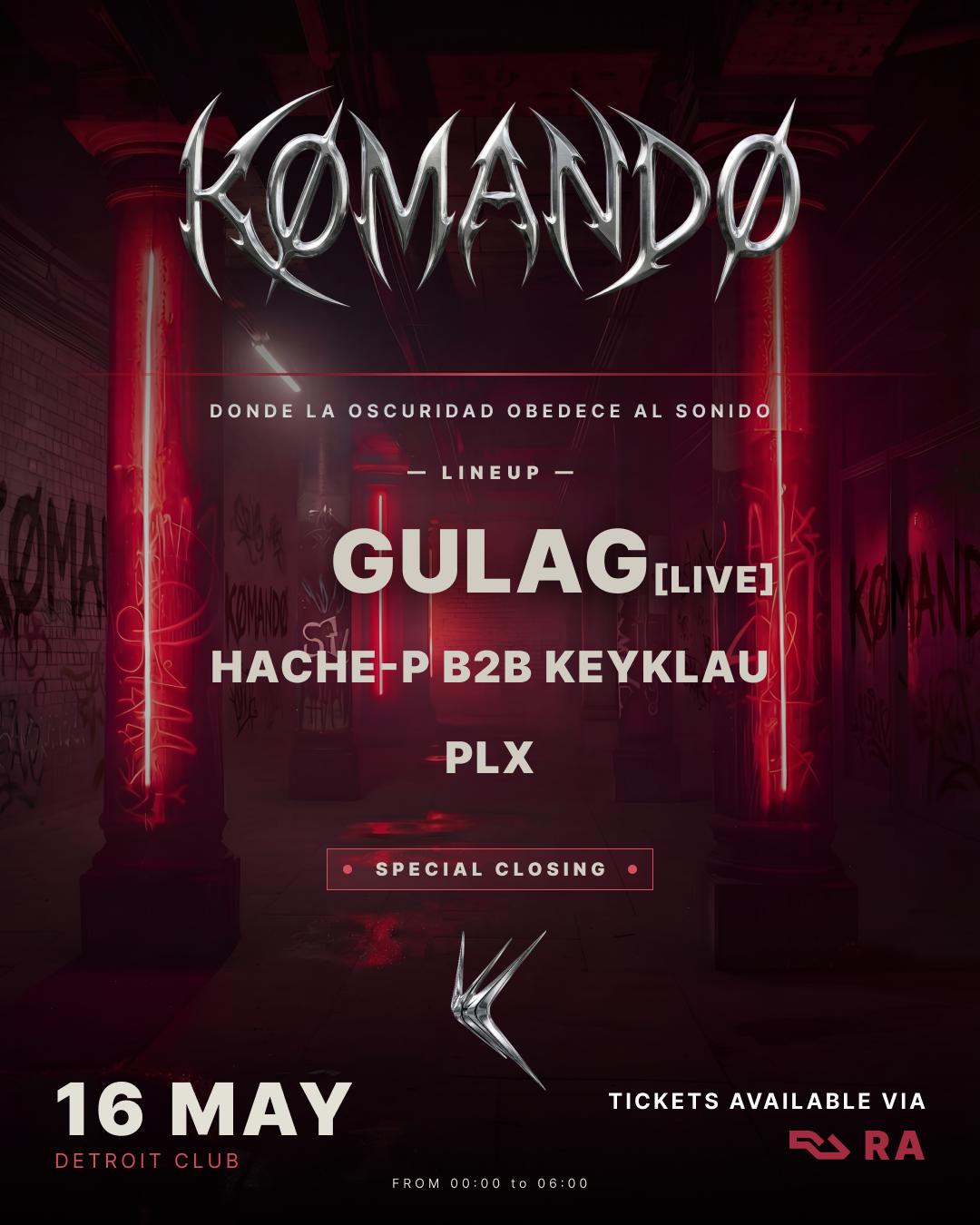 Detroit Club Presents: Kømandø