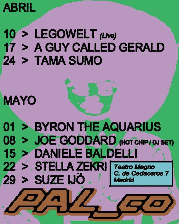 Pal_Co Presenta Joe Goddard (Hot Chip)