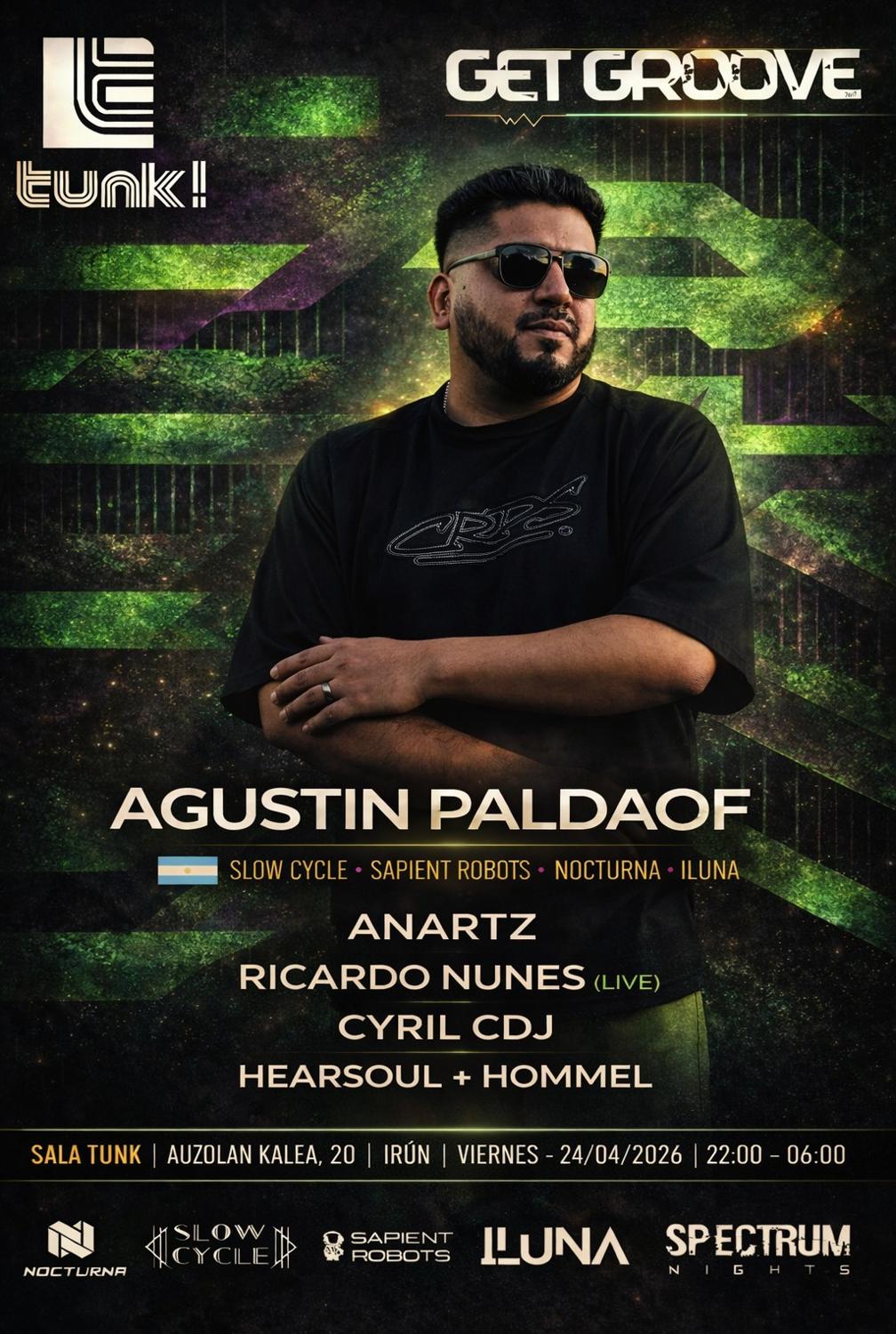Get Groove With Agustin Paldaof (Iluna Records) Irun