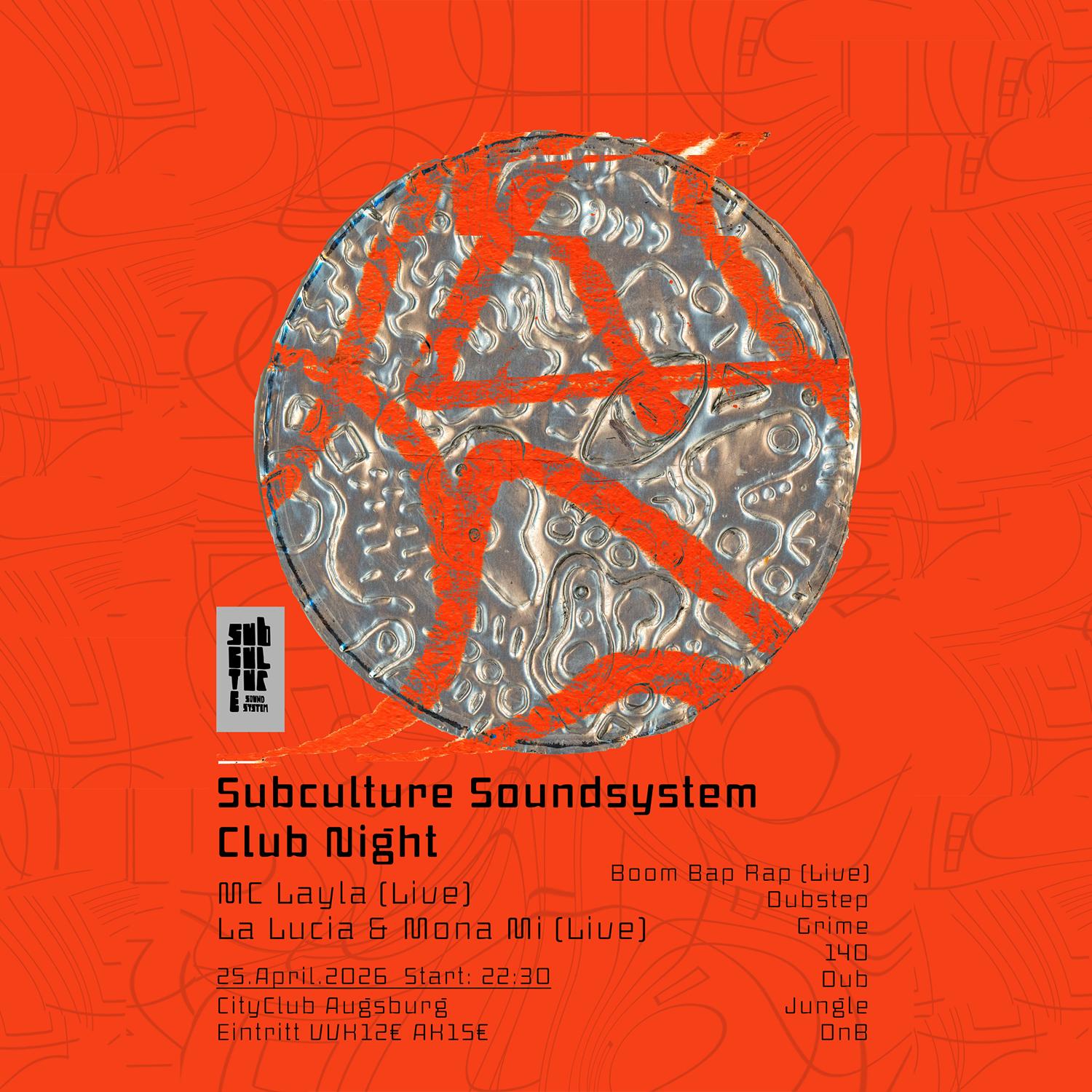 Subcultur Soundsystem Club Night