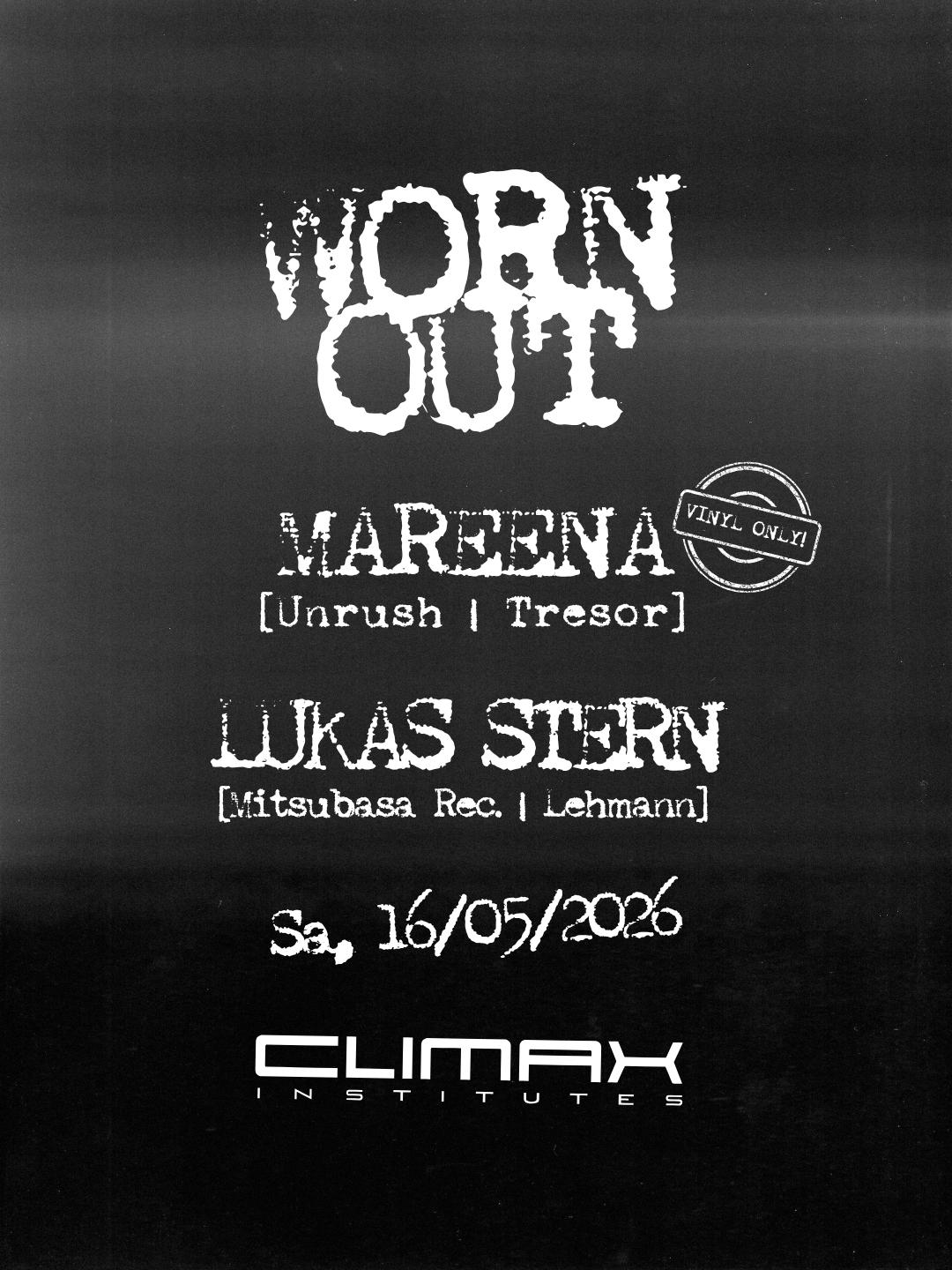 Worn-Out • No Photos, No Tiktok, 100% Techno