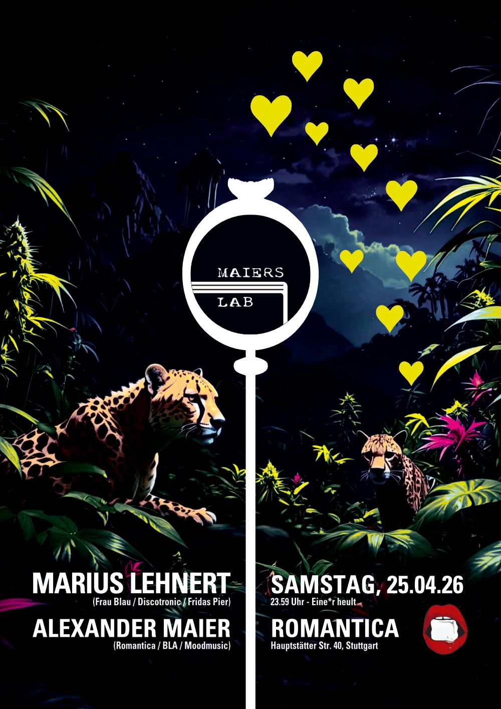 Maier'S Lab With Marius Lehnert (Frau Blau / Discotronic / Fridas Pier)