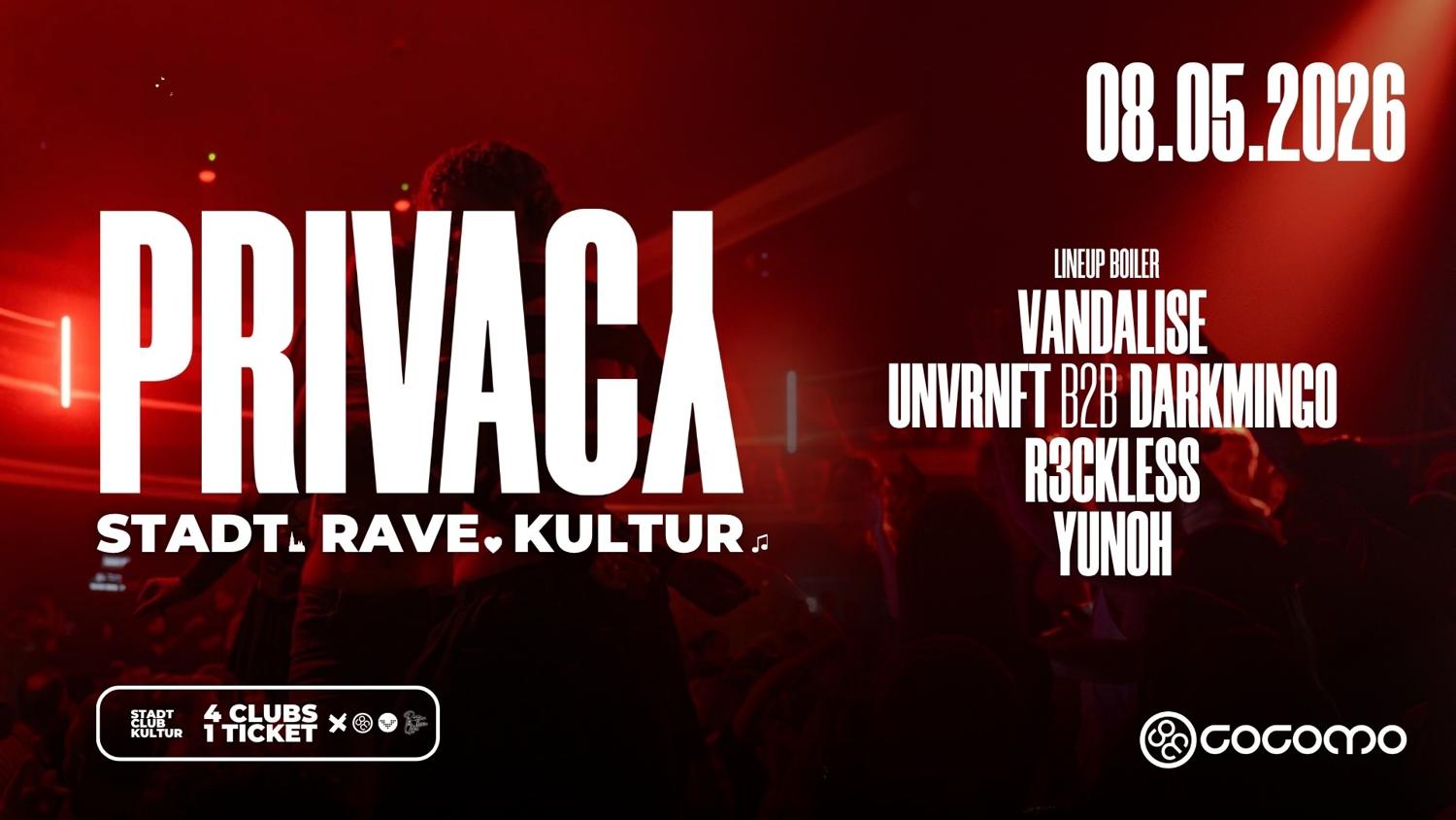 Privacy X Stadt.Rave.Kultur