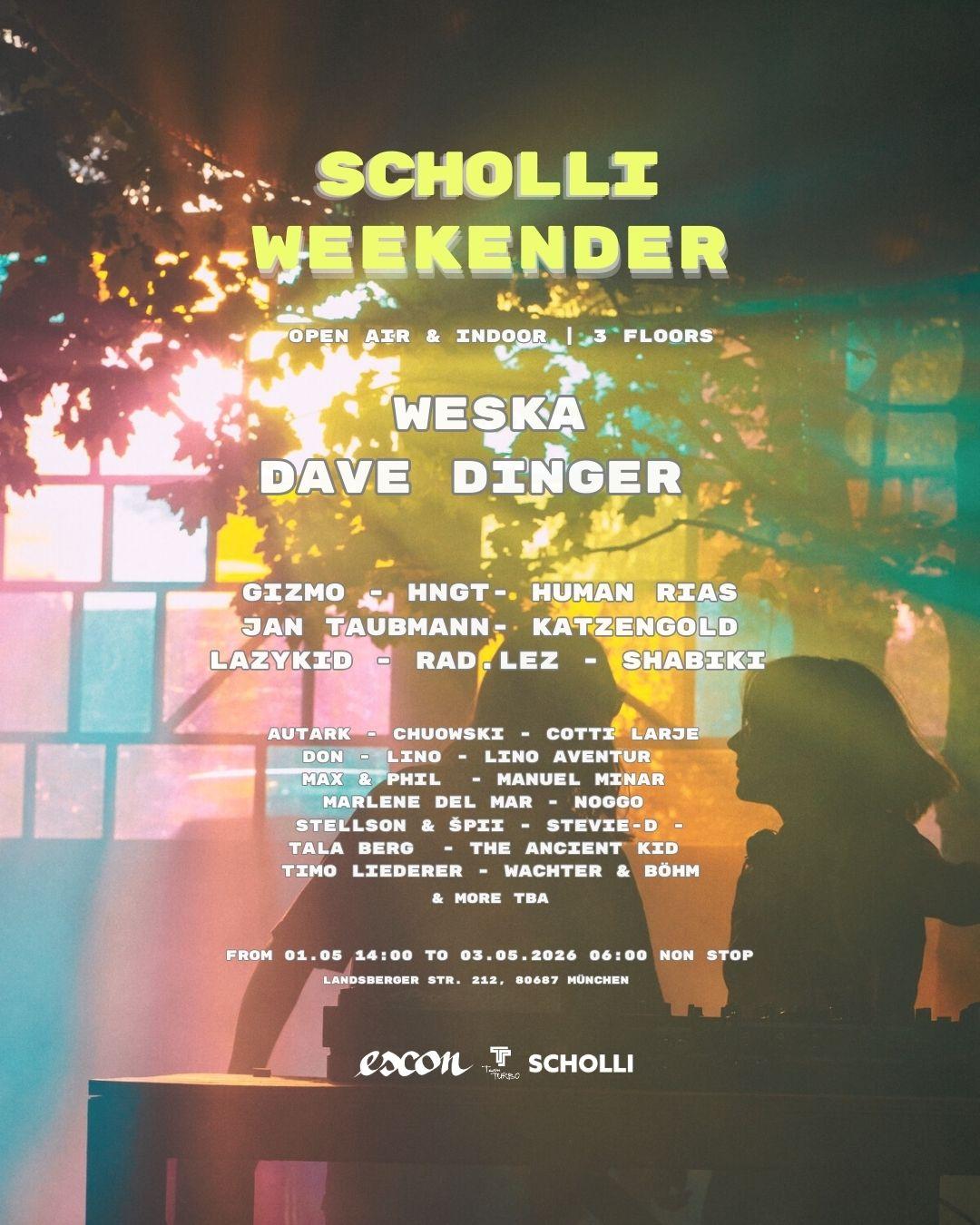 Scholli Weekender By Escon X Teamturbo (1.5 - 3.5) (Last 100 Tickets)