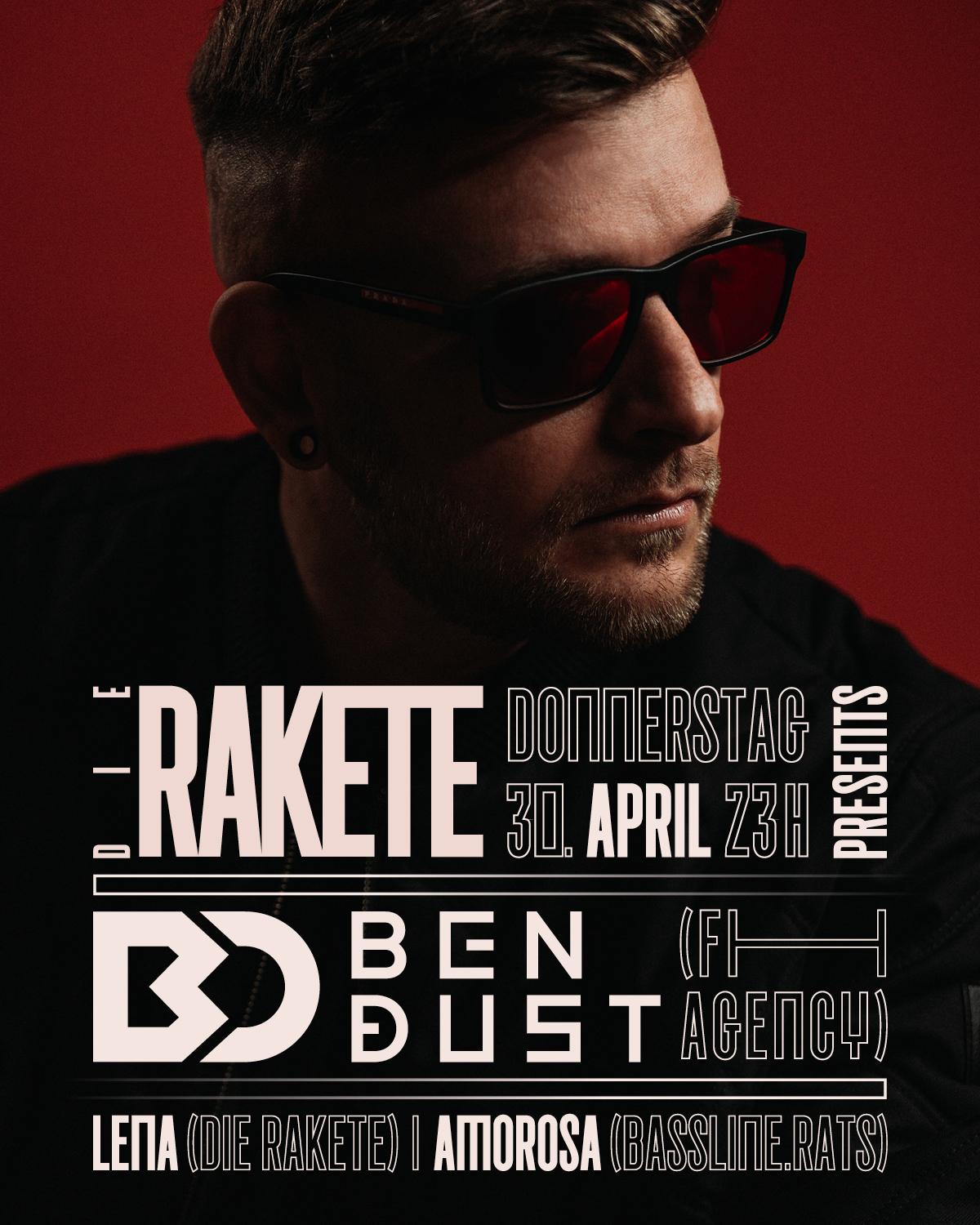 Die Rakete Pres. Ben Dust + Black Coffee Aftershow