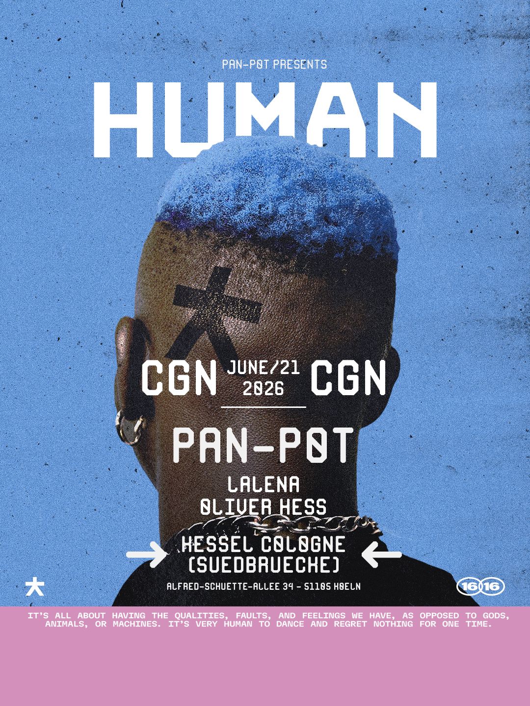 HUMAN Cologne with Pan-Pot All Day Long