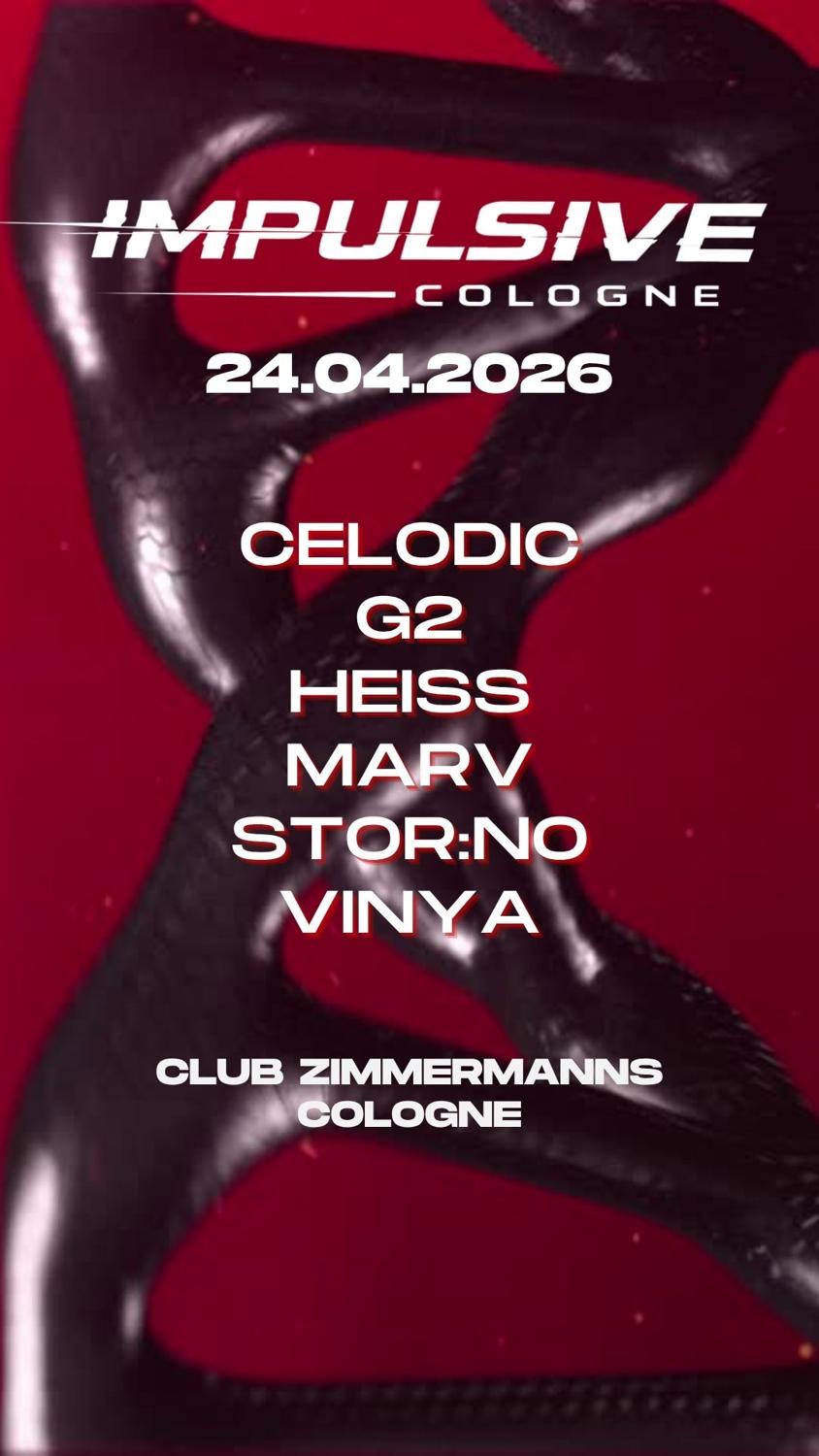 Impulsive Cologne With Celodic, G2, Heiss, Marv, Stor:No, Vinya