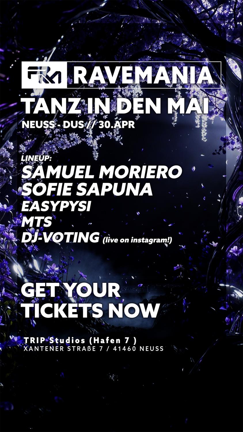 Ravemania // Tanz In Den Mai Rave Düsseldorf 2026
