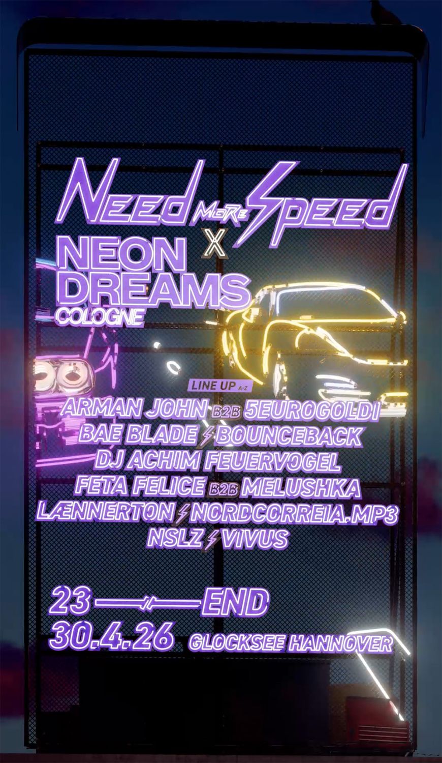 NEED MORE SPEED x Neon Dreams // Tanz in den Mai