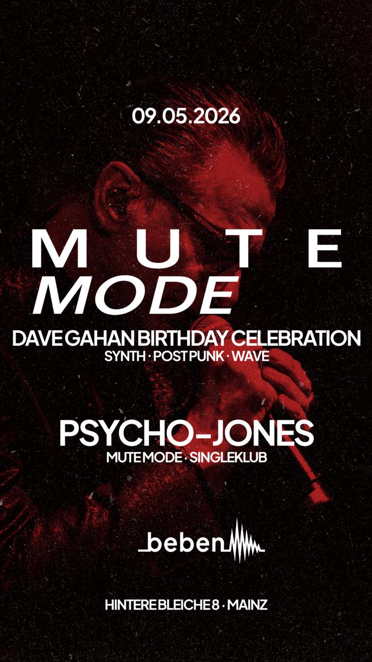Mute Mode - Synthpop Allniter: Psycho-Jones