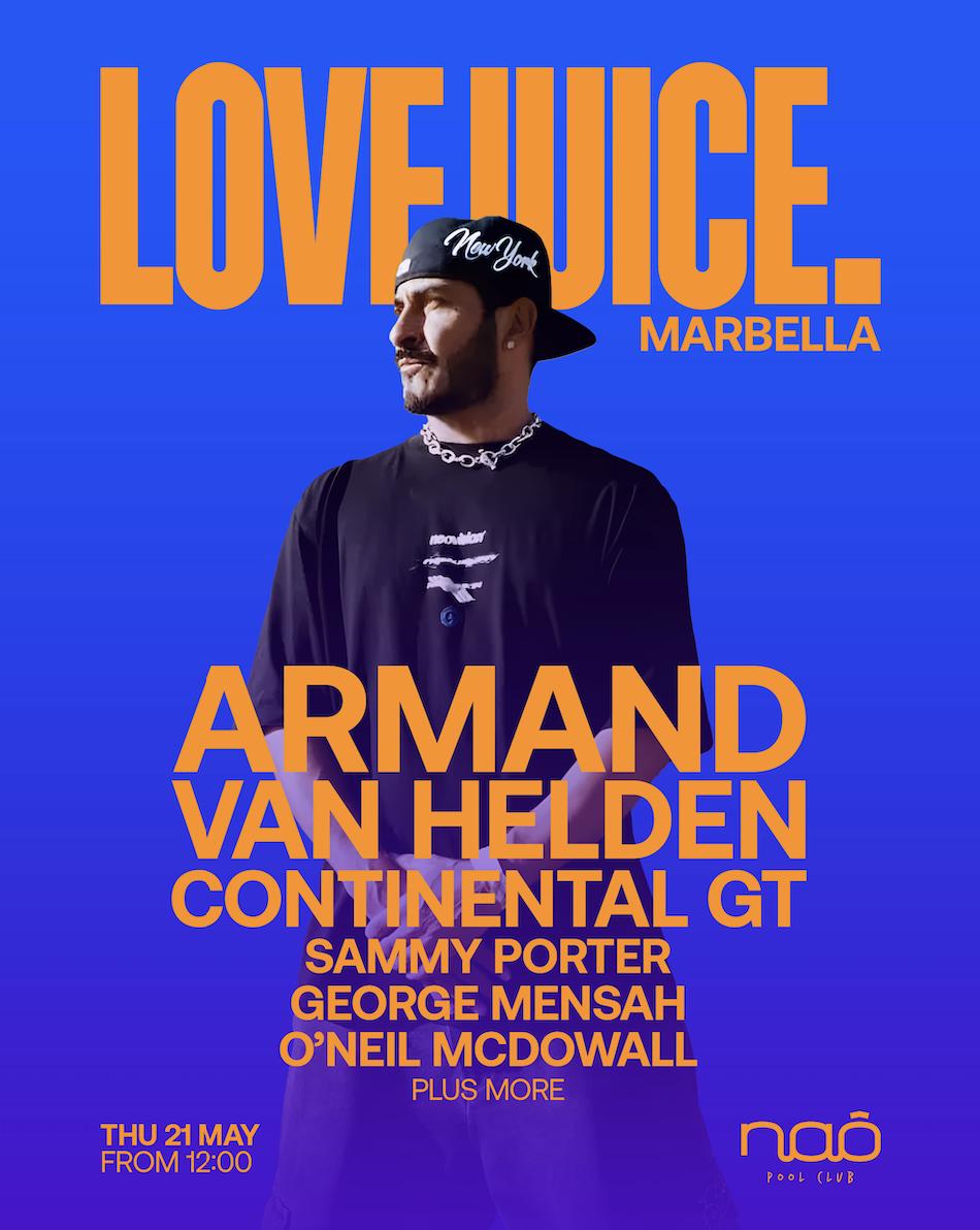 Armand Van Helden At Lovejuice Pool Party - Nao Pool Club Marbella