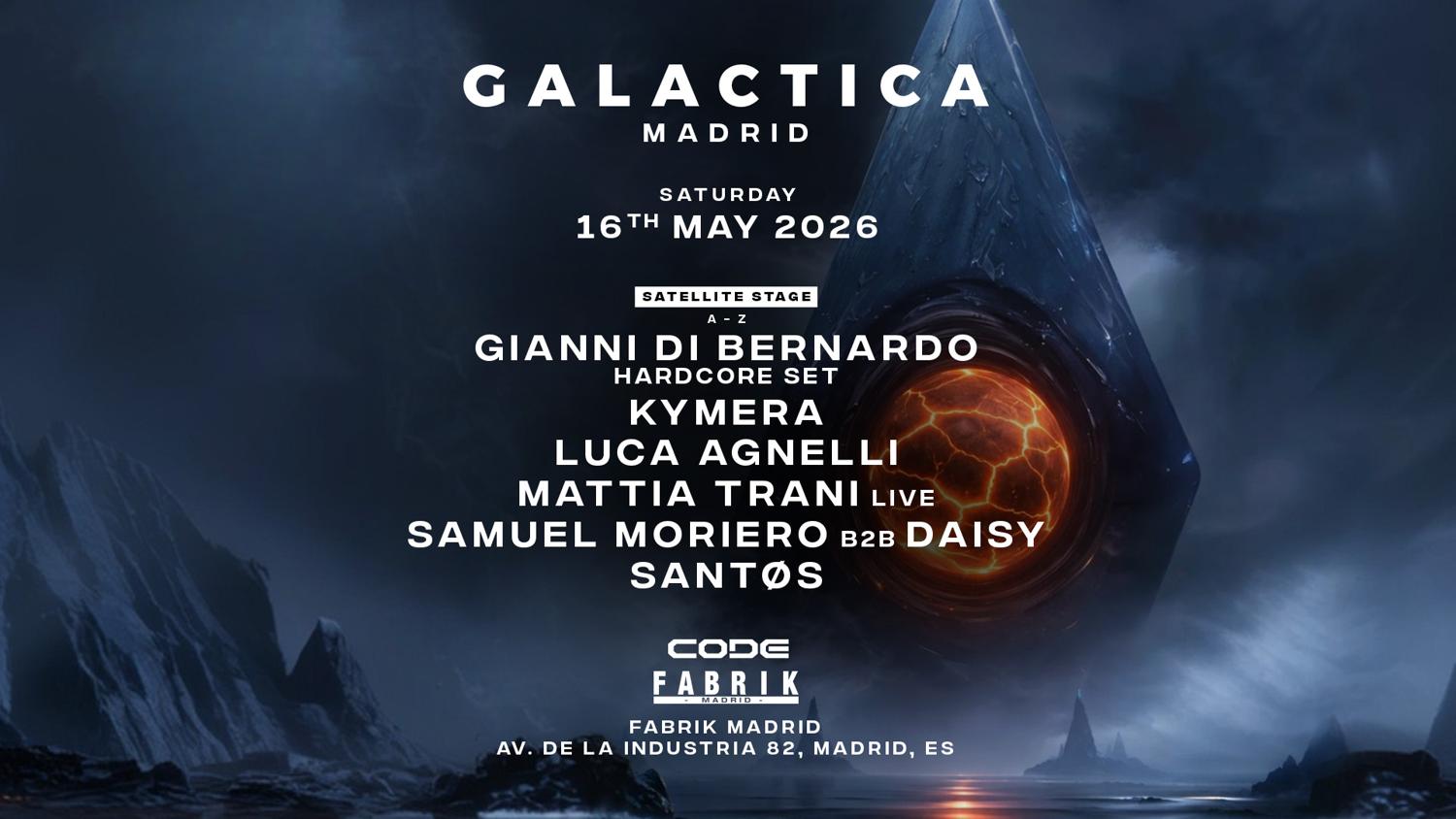 Galactica Madrid With Luca Agnelli, Mattia Trani Live, Samuel Moriero B2B Daisy-It