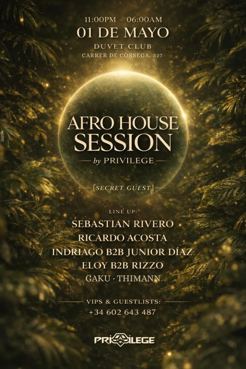 Privilege Pres. Afrohouse Sessions With Sebastian Rivero