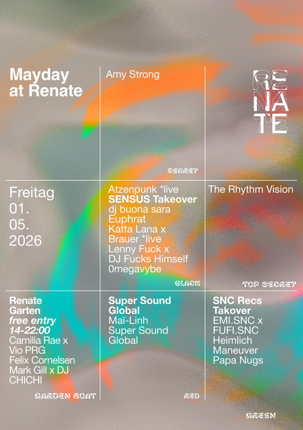 Renate'S Mayday Klubnacht & Free Open Air