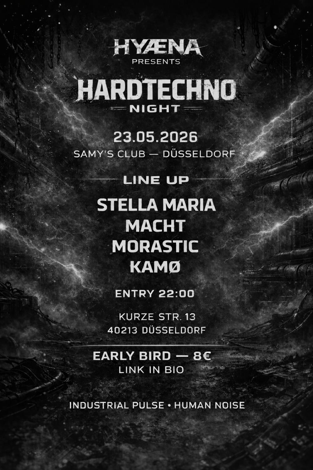 Hyæna Presents Hardtechno Night