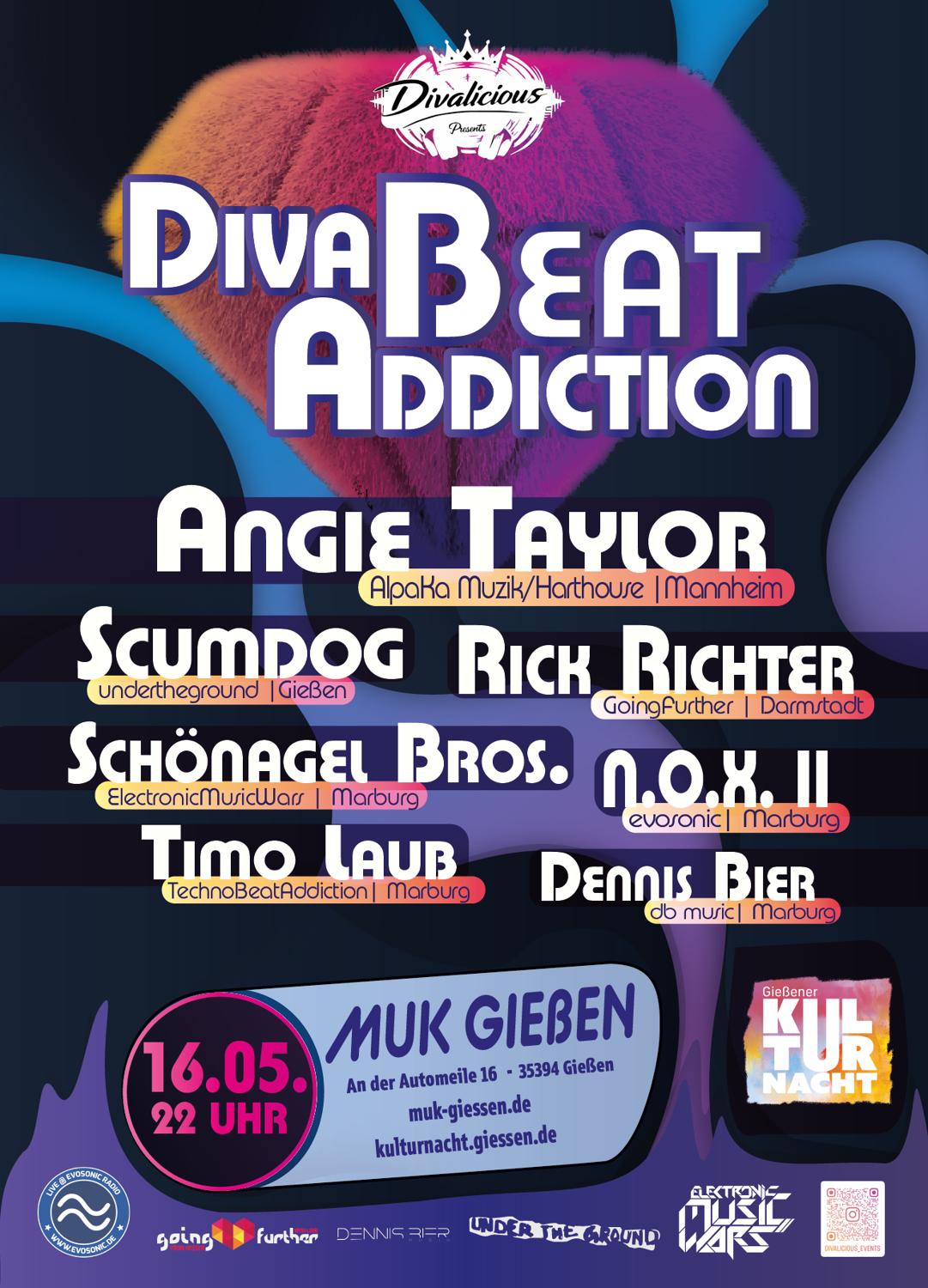 Diva Beat Addiction With Angie Taylor At Kulturnacht Muk Gießen
