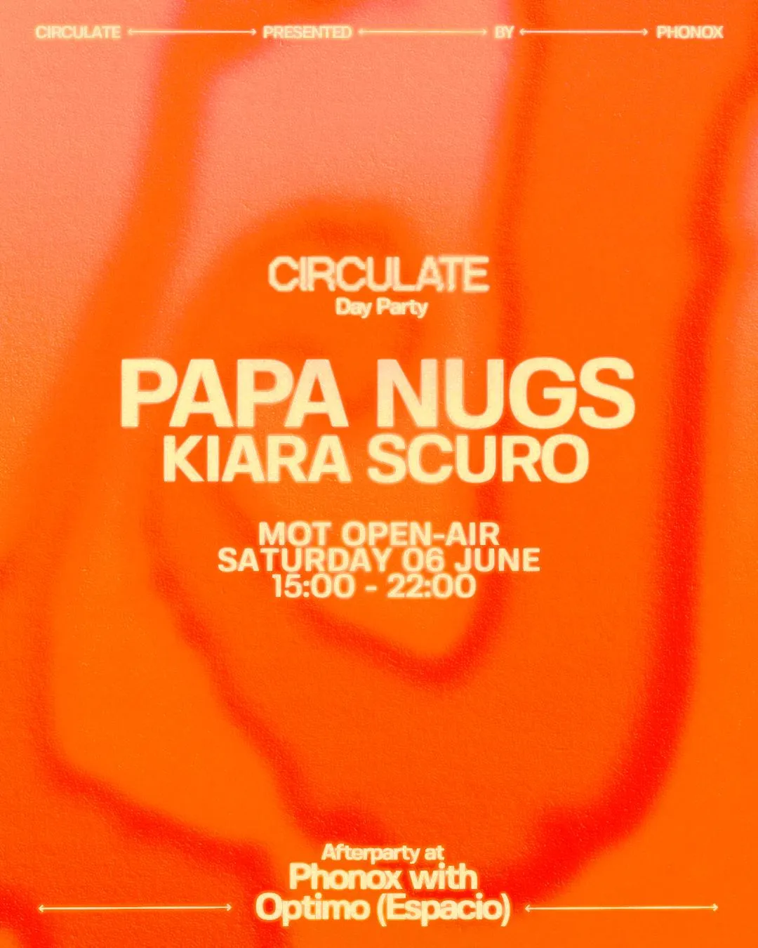 Mot Day Party: Circulate With Papa Nugs & Kiara Scuro