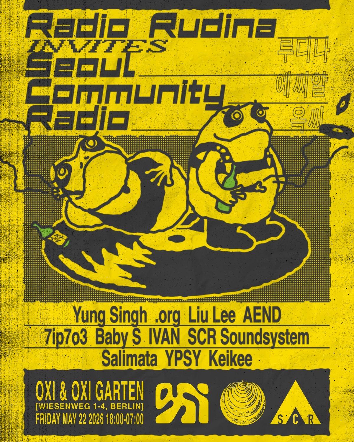 Radio Rudina Invites Yung Singh + Seoul Community Radio