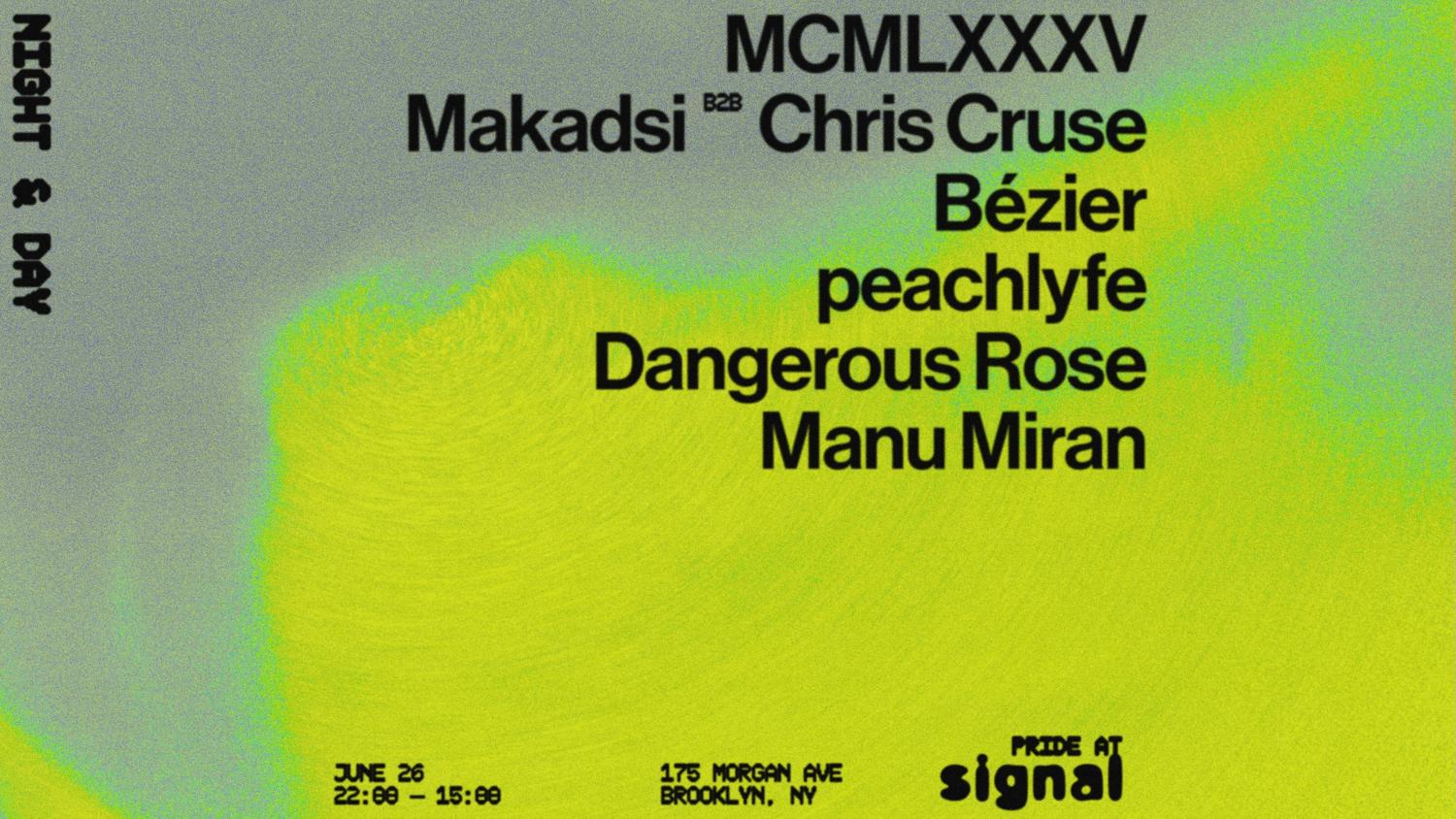 Night & Day Pride: Mcmlxxxv, Makadsi, Chris Cruse, Bézier, Peachlyfe, Dangerous Rose,Manu Miran