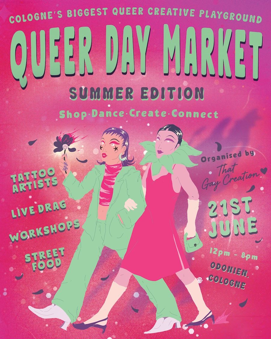 Queer Day Market Colone: Live Drag, performances & DJs