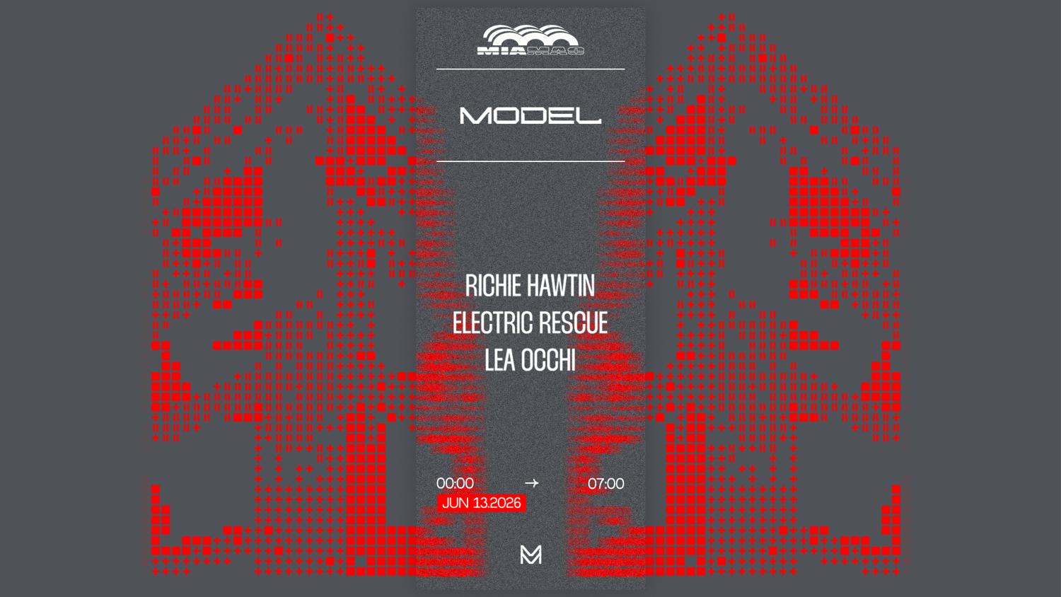 Model: Richie Hawtin, Electric Rescue & Lea Occhi