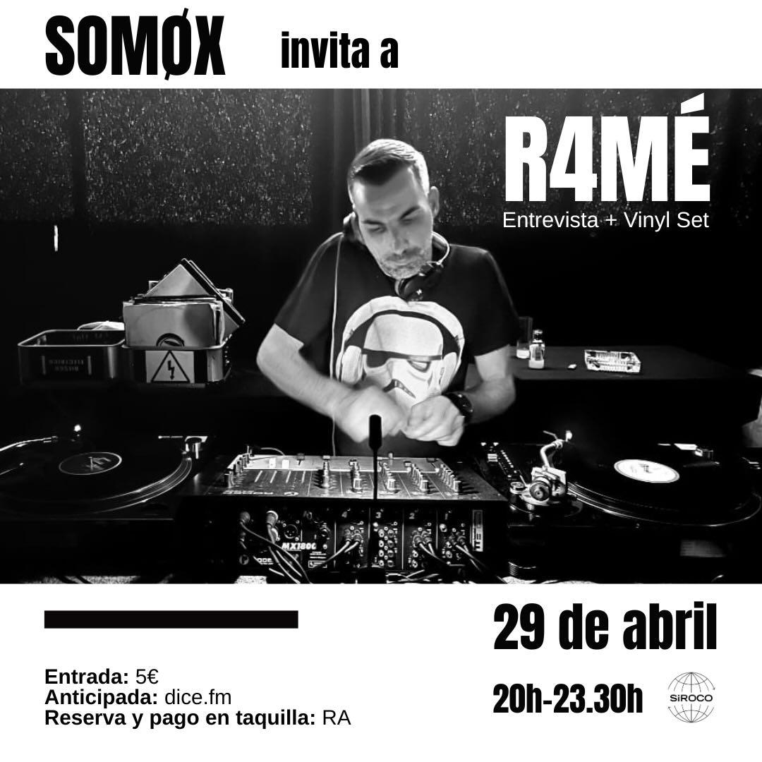 Somøx Invites R4Mé - Interview + Vinyl Set - Techno Session -