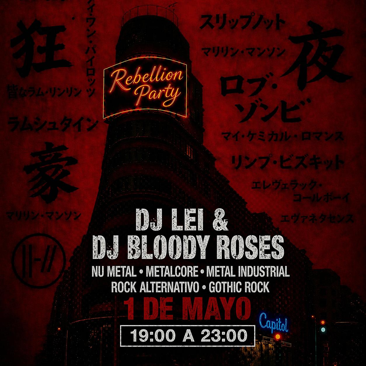 Rebellion Party I Speckaclub Tardes Cancelado