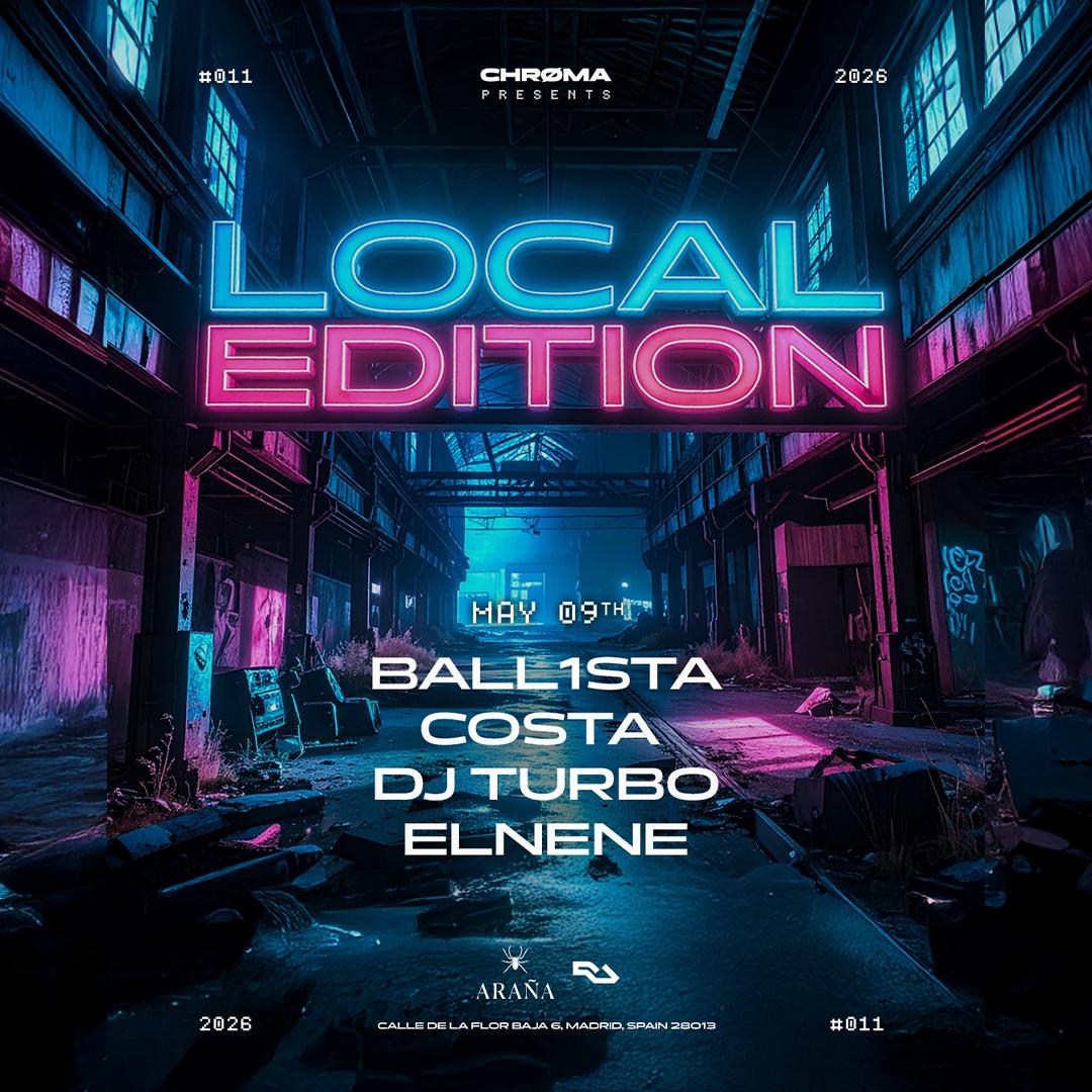 Local Edition: Ball1Sta, Costa , Dj Turbo, Elnene (Last 20 Free Tickets)