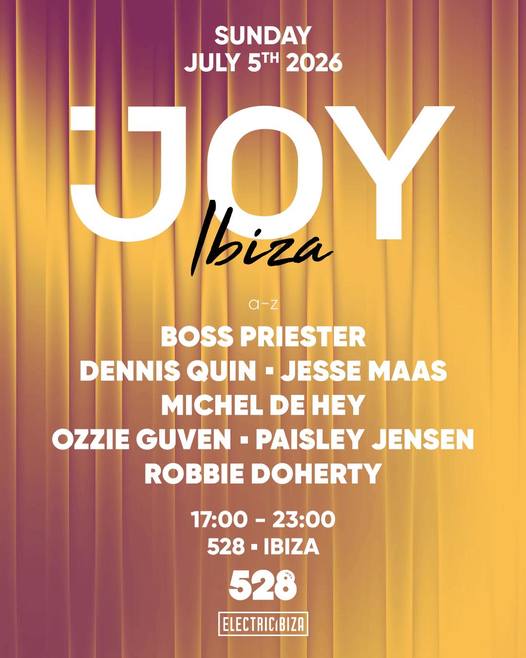 Joy At 528 Ibiza